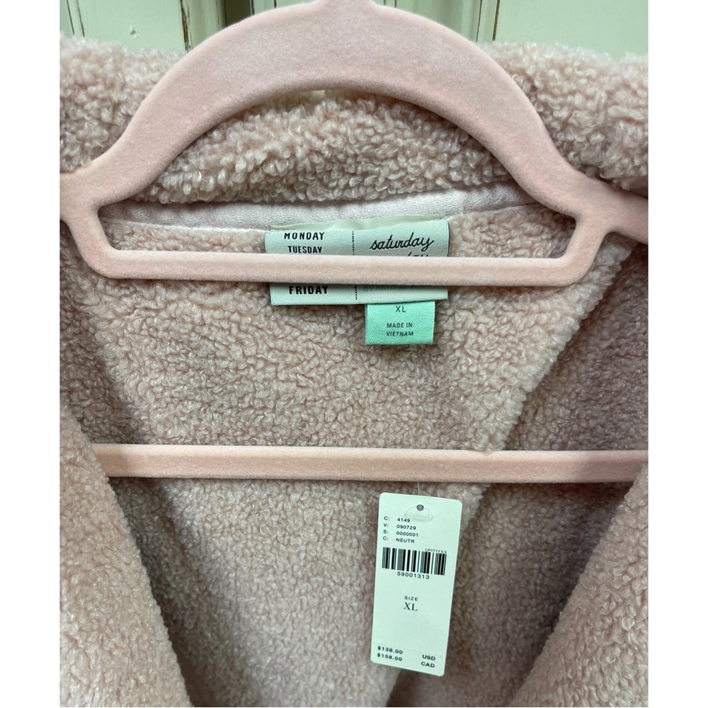 Anthropologie Leona Reversible Sherpa Jacket NWT SZ XL - Picture 7 of 10